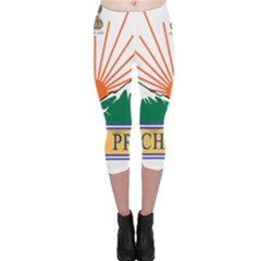 Indian State Of Arunachal Pradesh Seal Capri Leggings  by abbeyz71