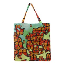 Monarch Butterflies Grocery Tote Bag by linceazul