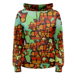 Monarch Butterflies Women s Pullover Hoodie by linceazul