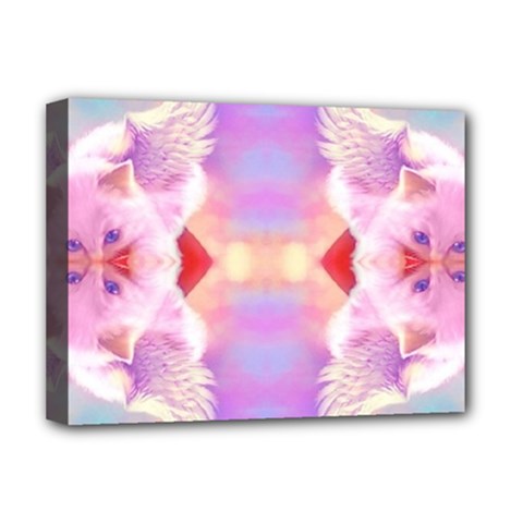 Cat Angels Deluxe Canvas 16  X 12   by 3Dbjvprojats