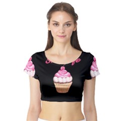 Sweet life Short Sleeve Crop Top (Tight Fit)