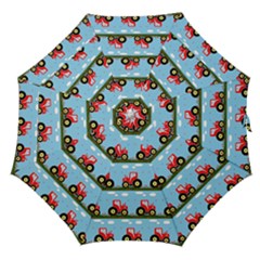 Toy Tractor Pattern Straight Umbrellas