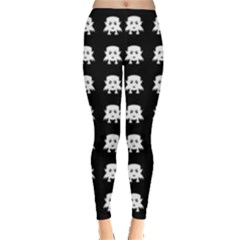 Emoji Baby Vampires Pattern Leggings  by dflcprintsclothing