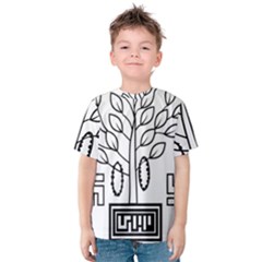 Seal of Indian State of Bihar Kids  Cotton Tee