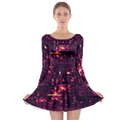 /r/place Long Sleeve Skater Dress