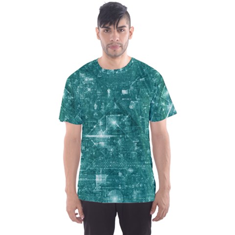 /r/place Emerald Men s Sport Mesh Tee by rplace