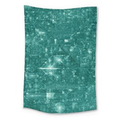 /r/place Emerald Large Tapestry
