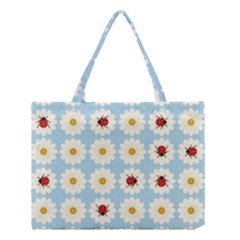 Ladybugs Pattern Medium Tote Bag by linceazul