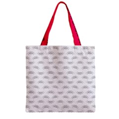 Pop Art Style Crabs Motif Pattern Blob Zipper Grocery Tote Bag by dflcprints