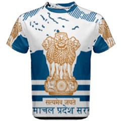 Seal Of Indian Sate Of Himachal Pradesh Men s Cotton Tee by abbeyz71