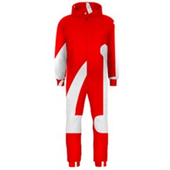 Flag Of Indian State Of Jammu And Kashmir Hooded Jumpsuit (men) 