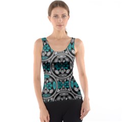 Geometric Arabesque Tank Top by linceazul