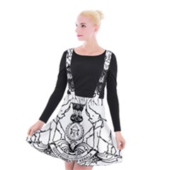 Seal Of Indian State Of Kerala  Suspender Skater Skirt by abbeyz71