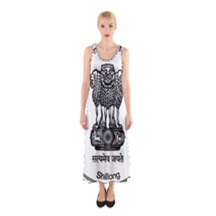 Seal Of Indian State Of Meghalaya Sleeveless Maxi Dress by abbeyz71