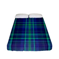 Plaid Design Fitted Sheet (full/ Double Size) by Valentinaart