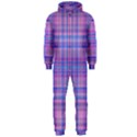 Plaid design Hooded Jumpsuit (Men)  View1