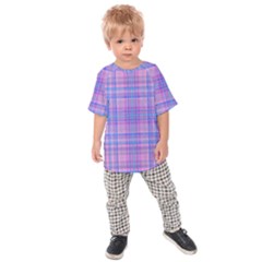 Plaid Design Kids  Raglan Tee