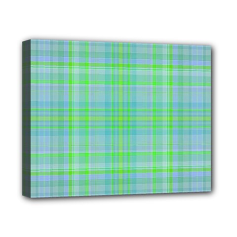 Plaid design Canvas 10  x 8 