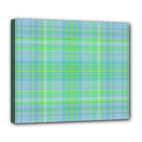 Plaid design Deluxe Canvas 24  x 20  