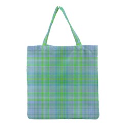 Plaid design Grocery Tote Bag