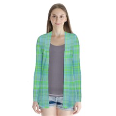 Plaid design Cardigans