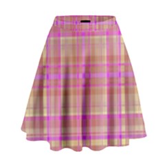 Plaid Design High Waist Skirt by Valentinaart