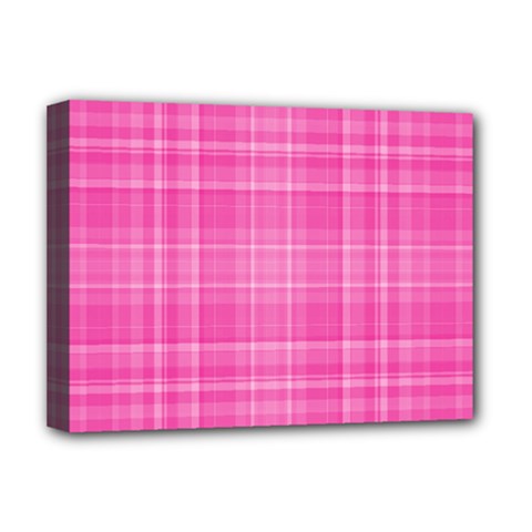 Plaid Design Deluxe Canvas 16  X 12   by Valentinaart