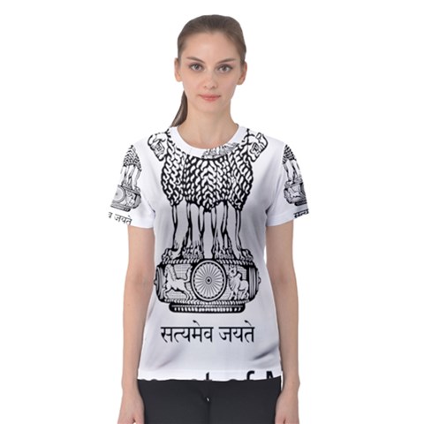 Seal Of Indian State Of Mizoram Women s Sport Mesh Tee by abbeyz71