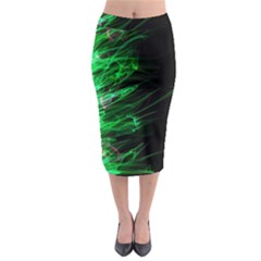 Fire Midi Pencil Skirt