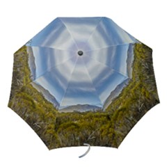 Patagonian Lanscape Scene, Santa Cruz, Argentina Folding Umbrellas by dflcprints