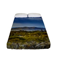 Patagonian Lanscape Scene, Santa Cruz, Argentina Fitted Sheet (full/ Double Size) by dflcprints