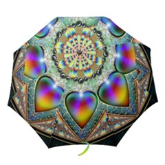 Rainbow Fractal Folding Umbrellas