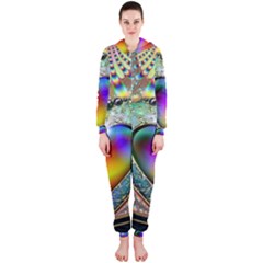 Rainbow Fractal Hooded Jumpsuit (Ladies) 