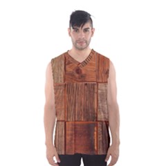 Barnwood Unfinished Men s Basketball Tank Top