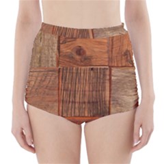 Barnwood Unfinished High-Waisted Bikini Bottoms