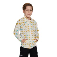 Birds And Daisies Wind Breaker (kids) by linceazul