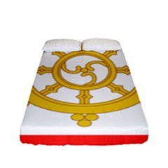 Flag Of Sikkim, 1967-1975 Fitted Sheet (full/ Double Size) by abbeyz71