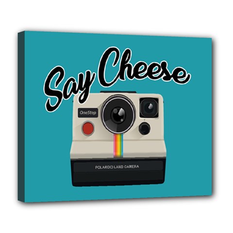Say Cheese Deluxe Canvas 24  X 20   by Valentinaart
