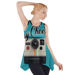 Say Cheese Side Drop Tank Tunic by Valentinaart