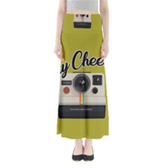 Say Cheese Maxi Skirts by Valentinaart