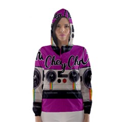 Say Cheese Hooded Wind Breaker (women) by Valentinaart