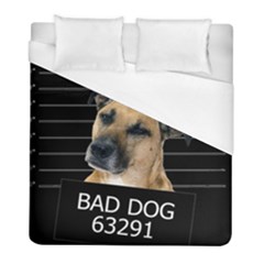 Bed Dog Duvet Cover (full/ Double Size) by Valentinaart