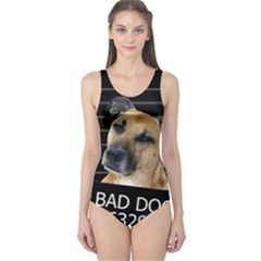 Bed Dog One Piece Swimsuit by Valentinaart