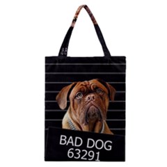Bed Dog Classic Tote Bag by Valentinaart