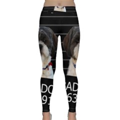 Bad Dog Classic Yoga Leggings by Valentinaart