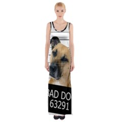 Bad Dog Maxi Thigh Split Dress by Valentinaart