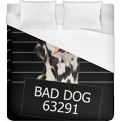 Bad Dog Duvet Cover (king Size) by Valentinaart