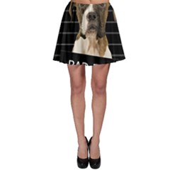 Bad Dog Skater Skirt by Valentinaart