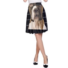 Bad Dog A-line Skirt by Valentinaart