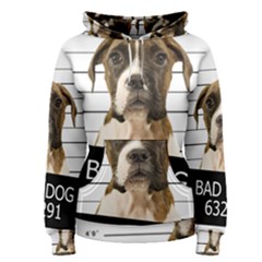 Bad Dog Women s Pullover Hoodie by Valentinaart